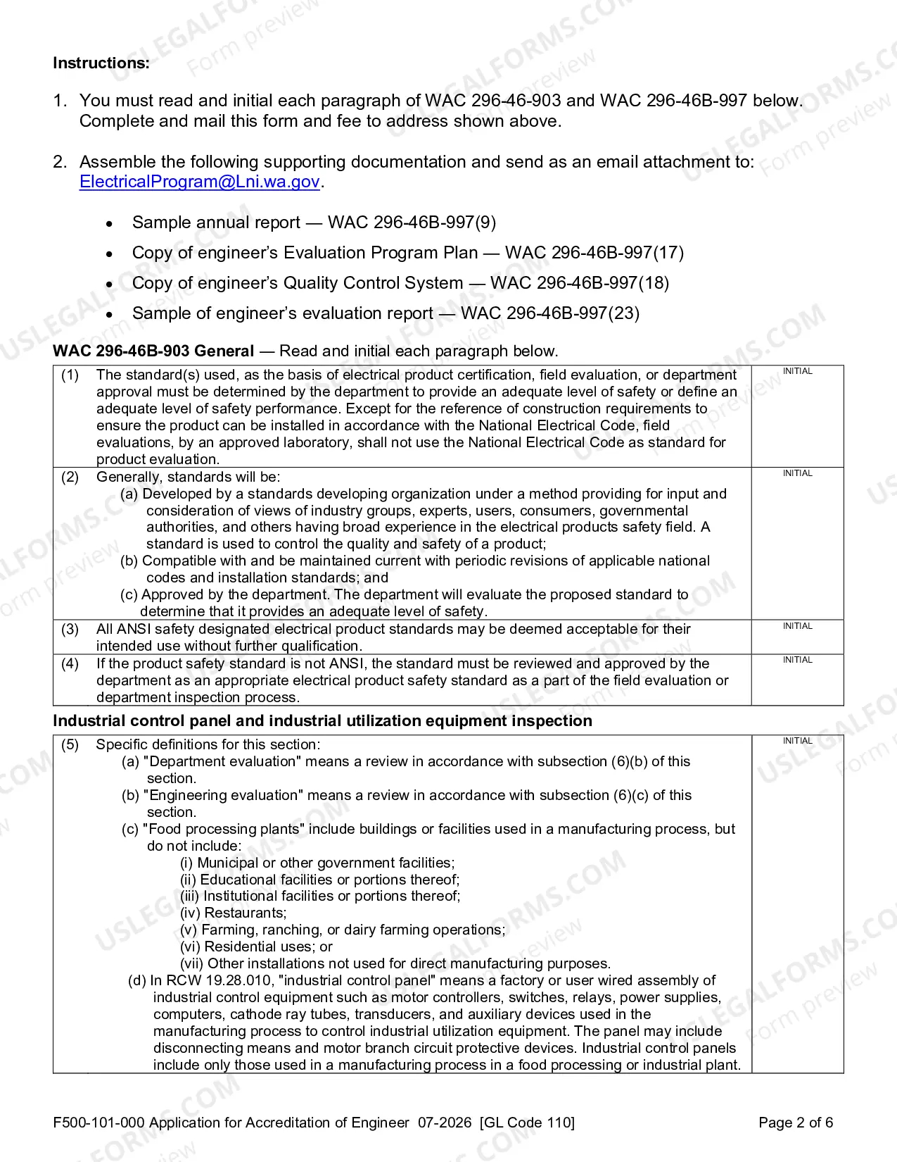 Preview Application for Accreditation of Engineer to Approve Industrial Utilization Equipment