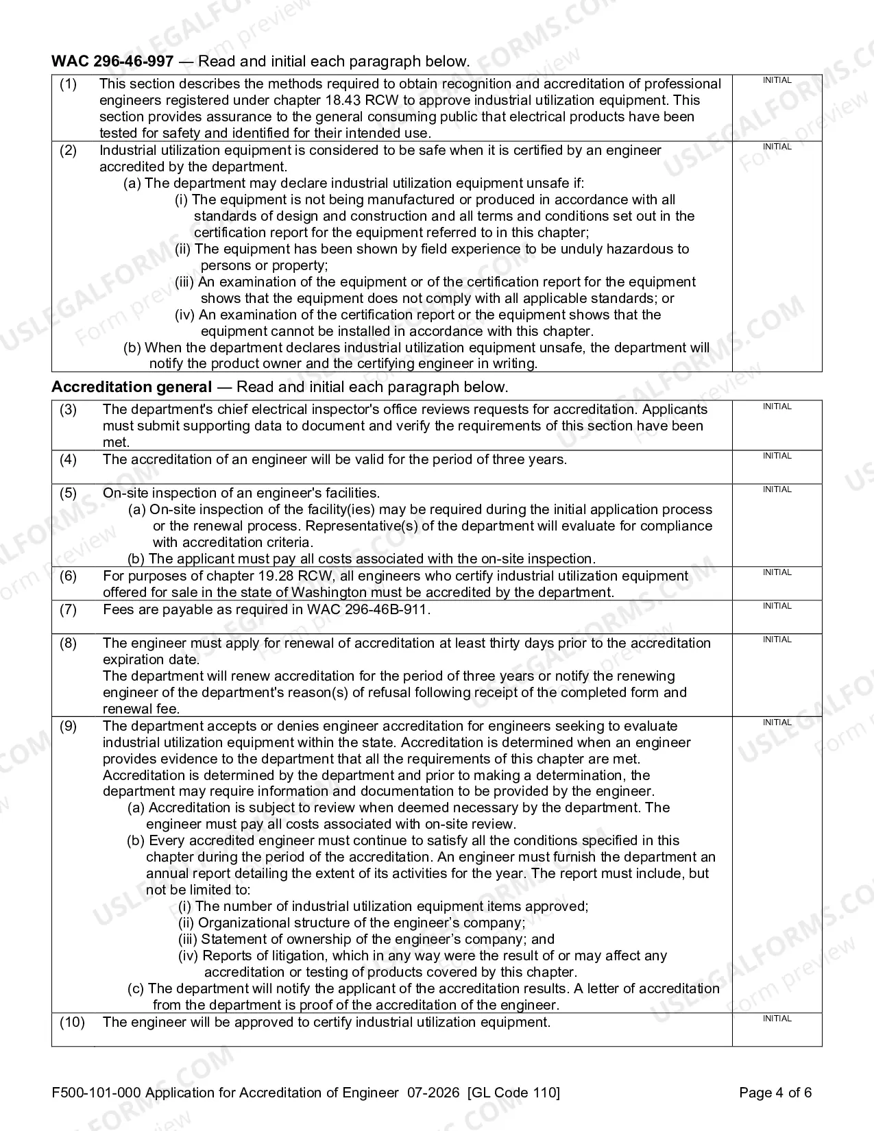 Preview Application for Accreditation of Engineer to Approve Industrial Utilization Equipment