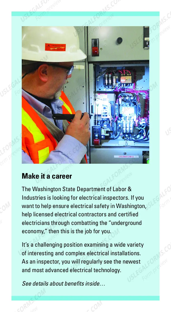 Preview Apply To Be an Electrical Inspector