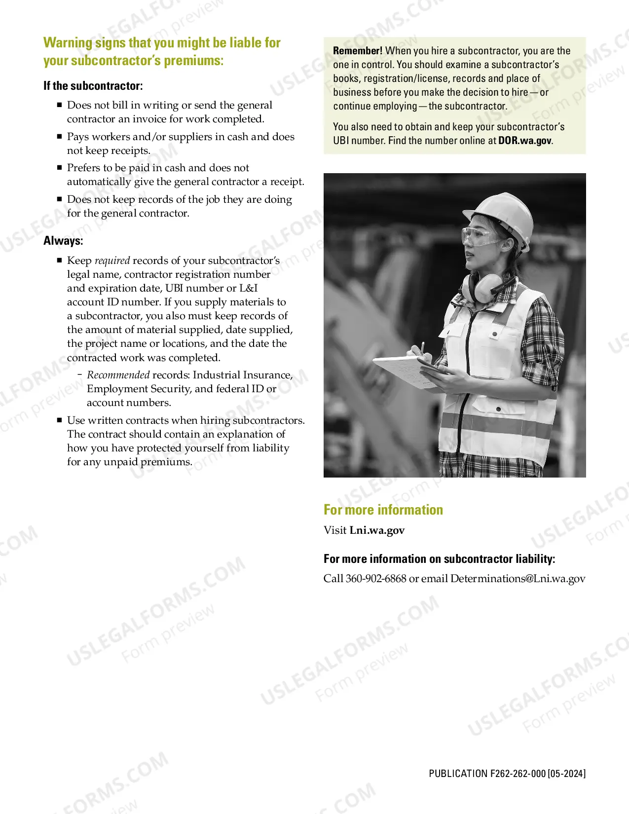 Preview Avoid Liability for Your Subcontractor's Unpaid Workers' Comp Premiums