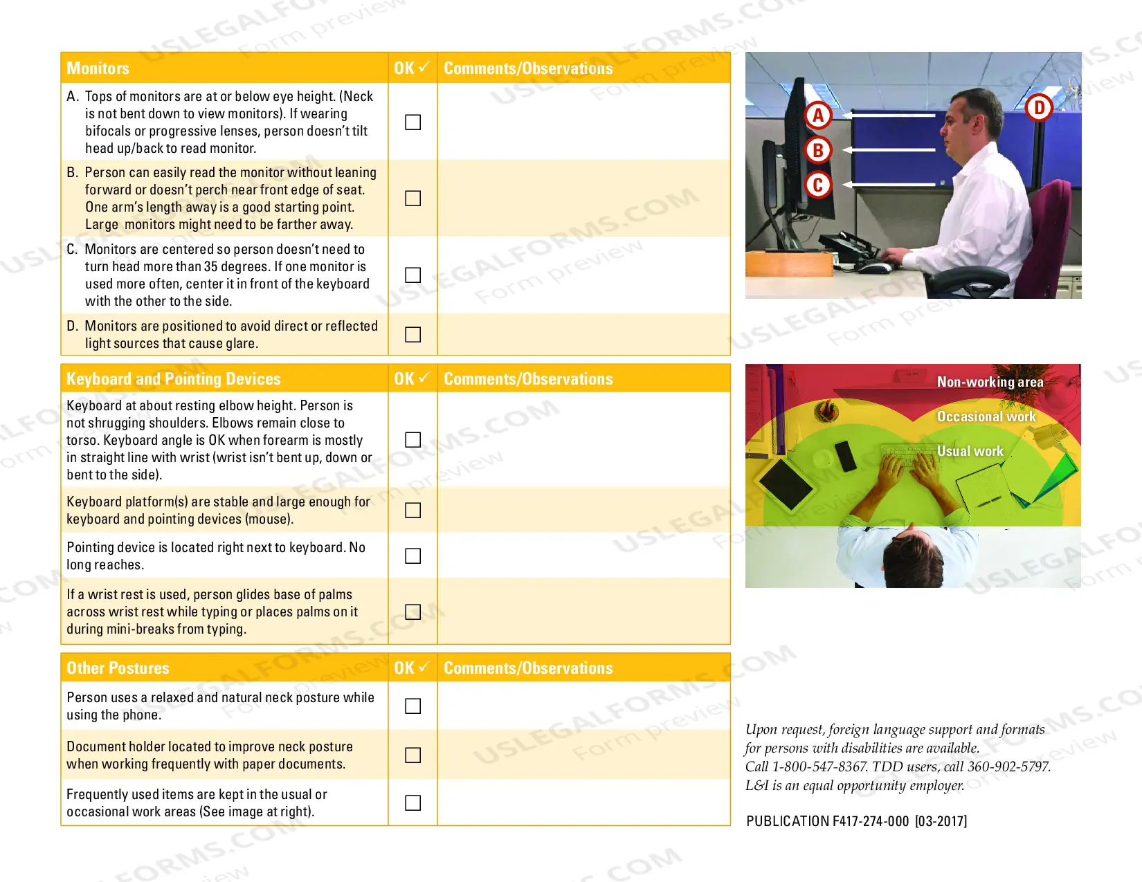Preview Computer Workstation Checklist