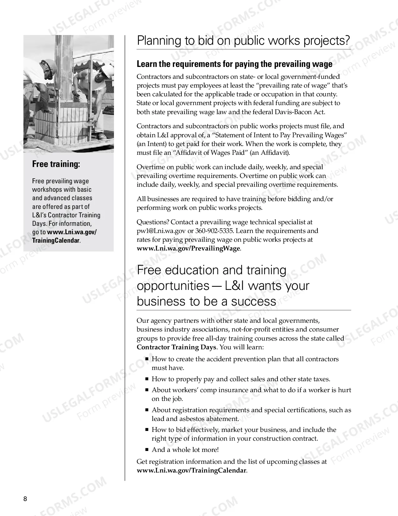Preview Construction Contractors - Steps for Success