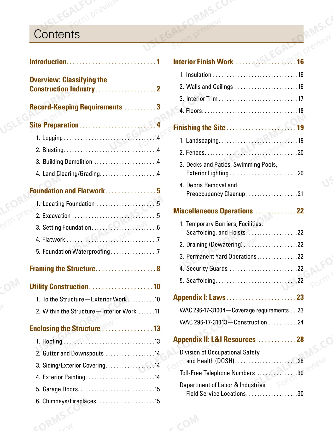 Preview Construction Industry Classification Guide