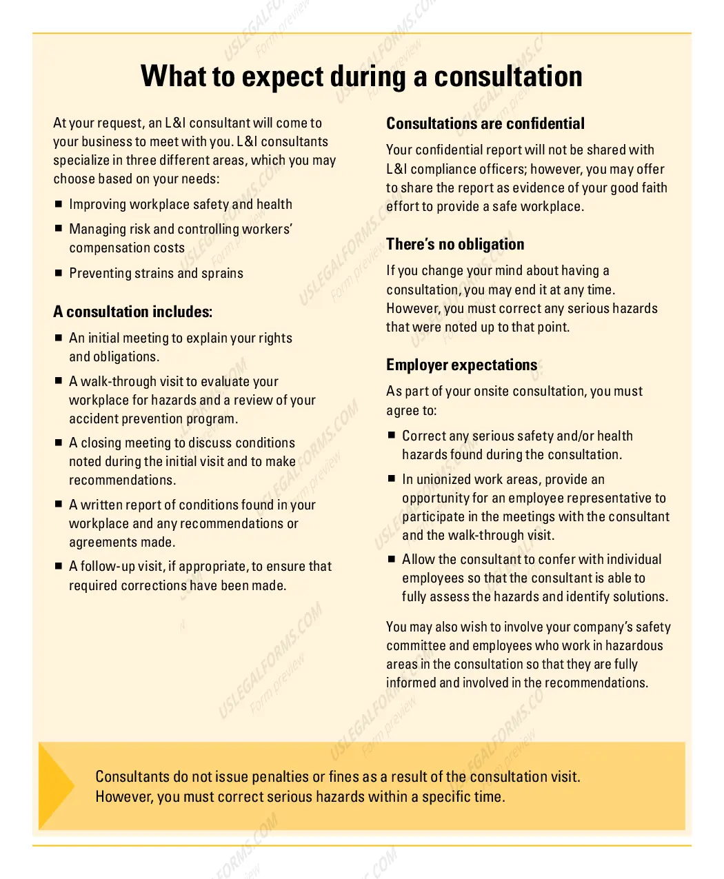 Preview Consultation Services (No-fee assistance)