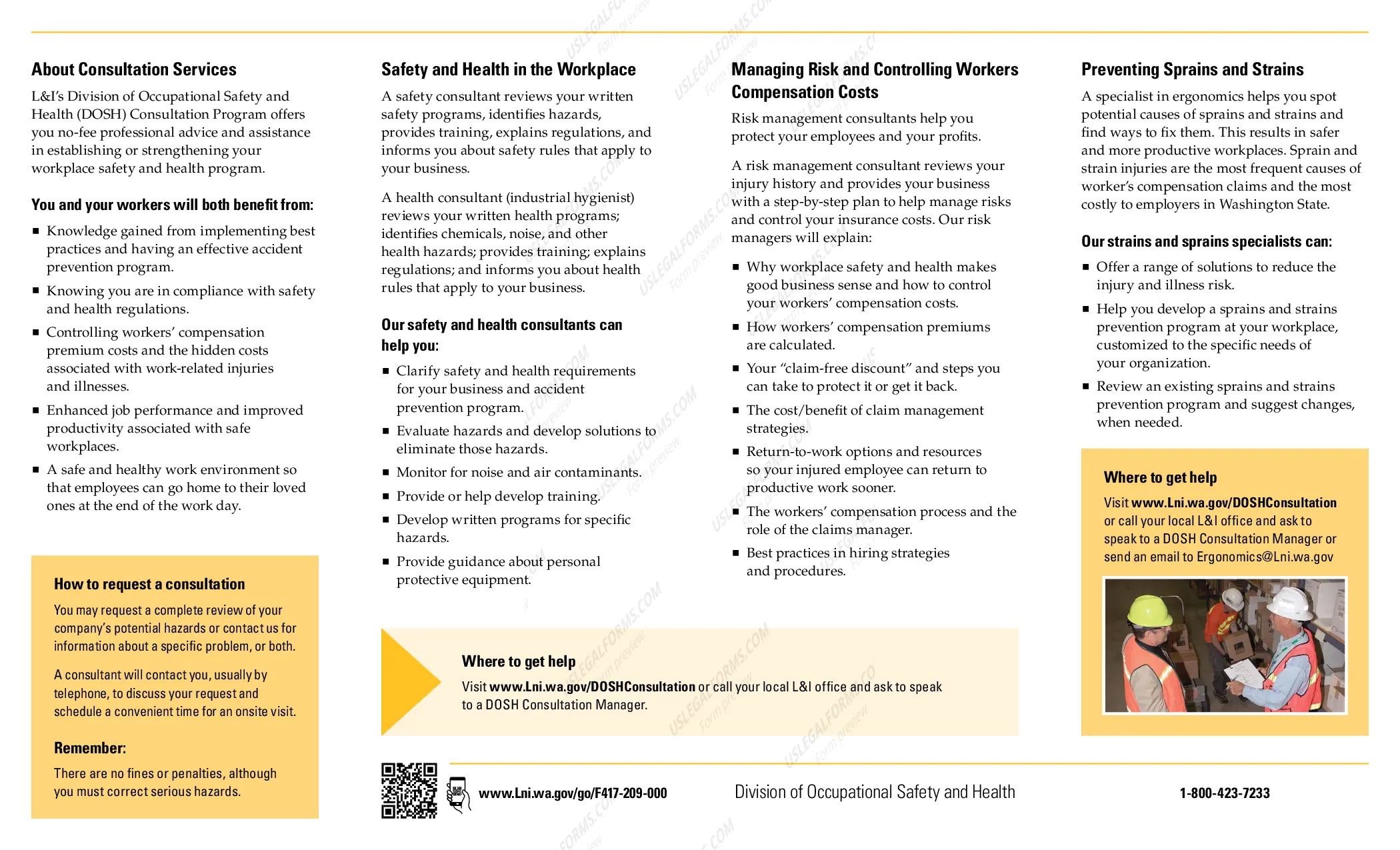 Preview Consultation Services (No-fee assistance)