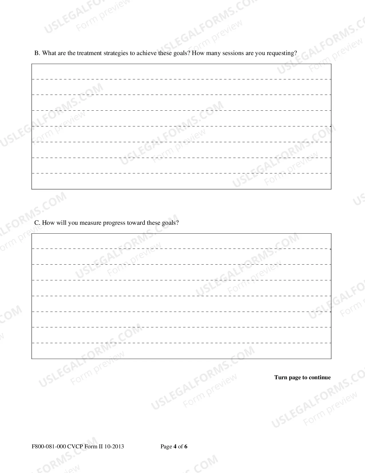 Preview Crime Victims Compensation Program Initial Response and Assessment: Form II