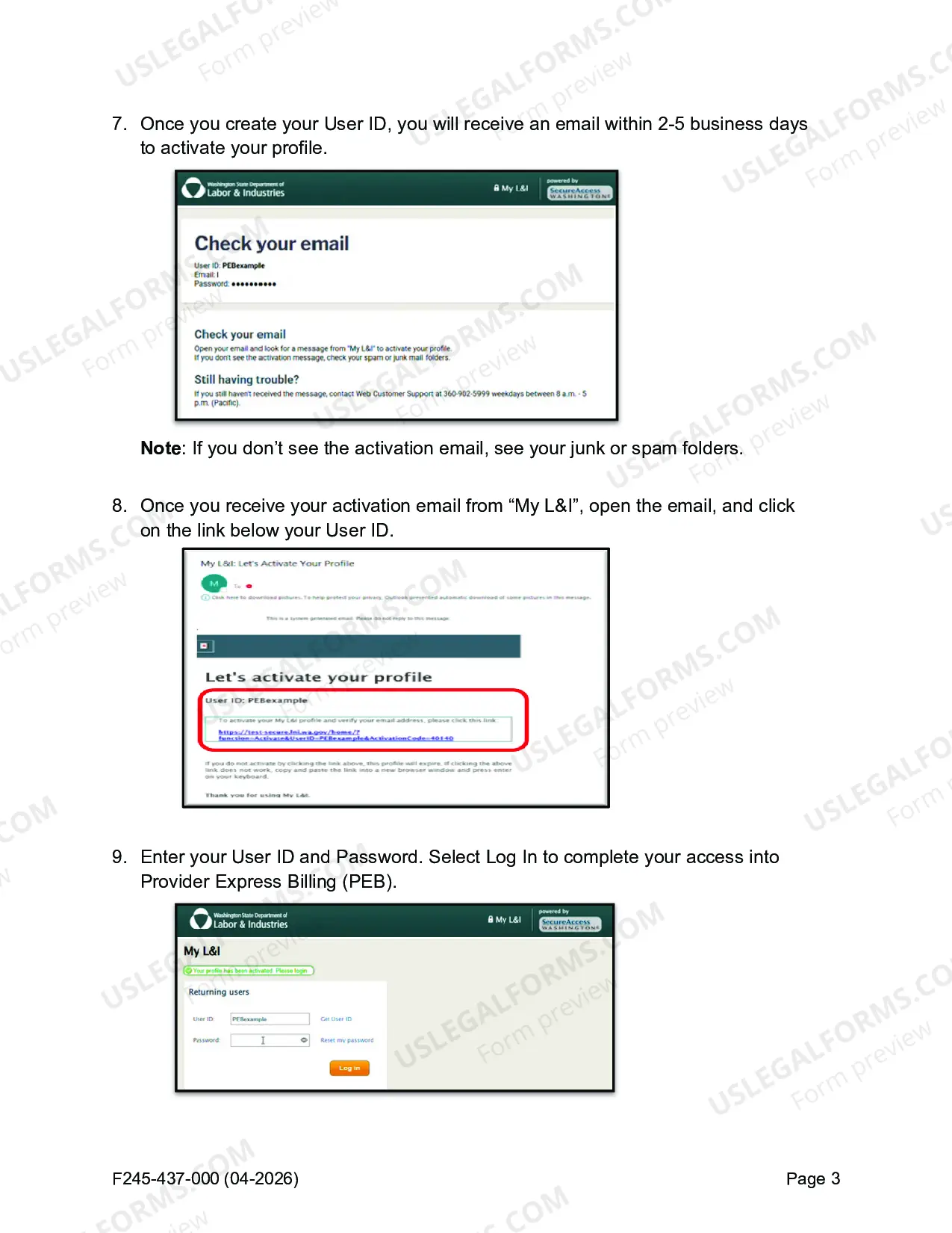 Preview Direct Entry Billing Manual