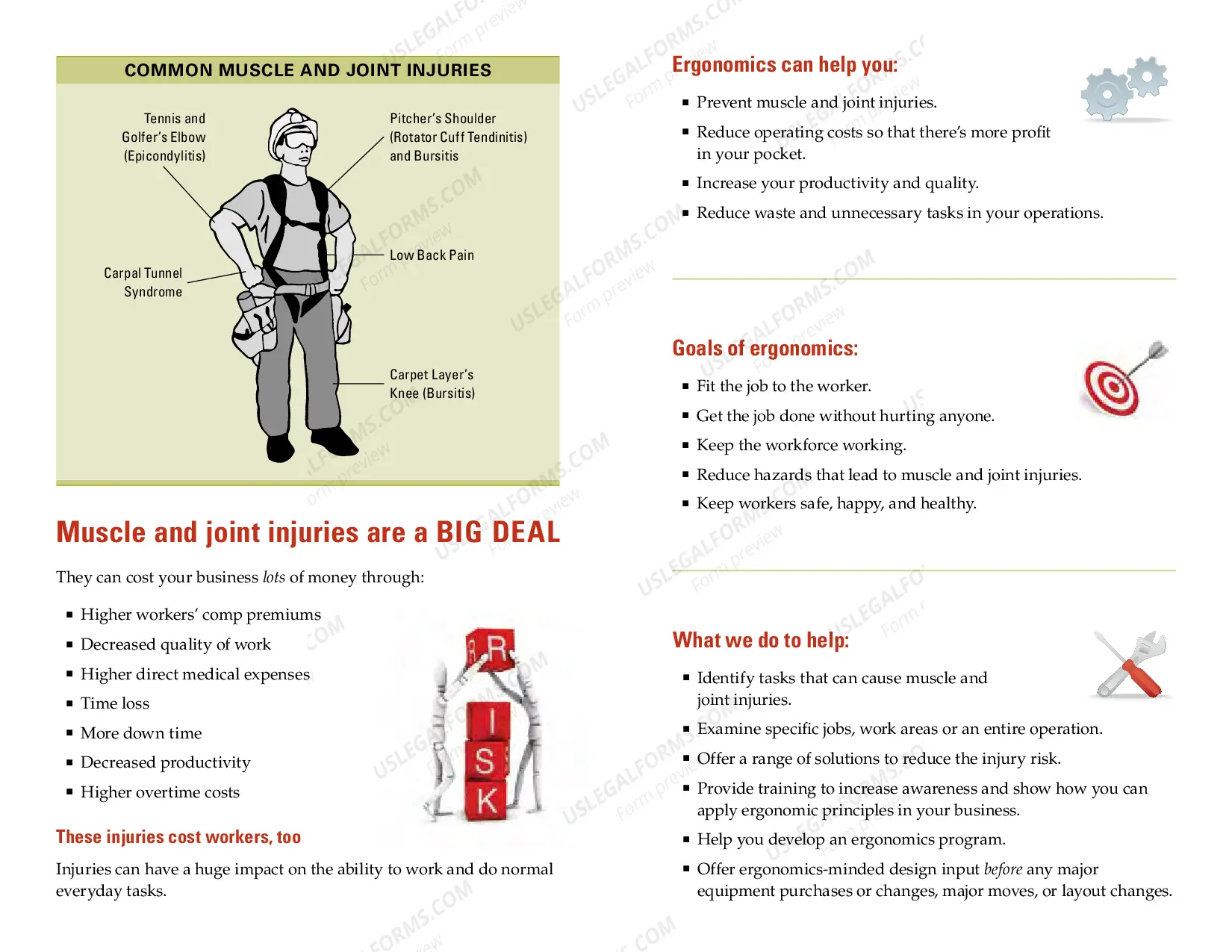Preview Ergonomics Consultation: Free, Confidential, Powerful Impact on Your Bottom Line