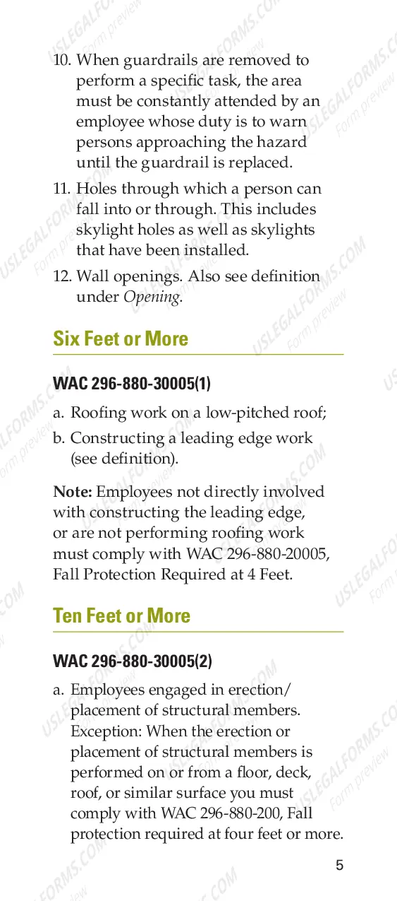 Preview Fall Protection Basics for Construction Activities