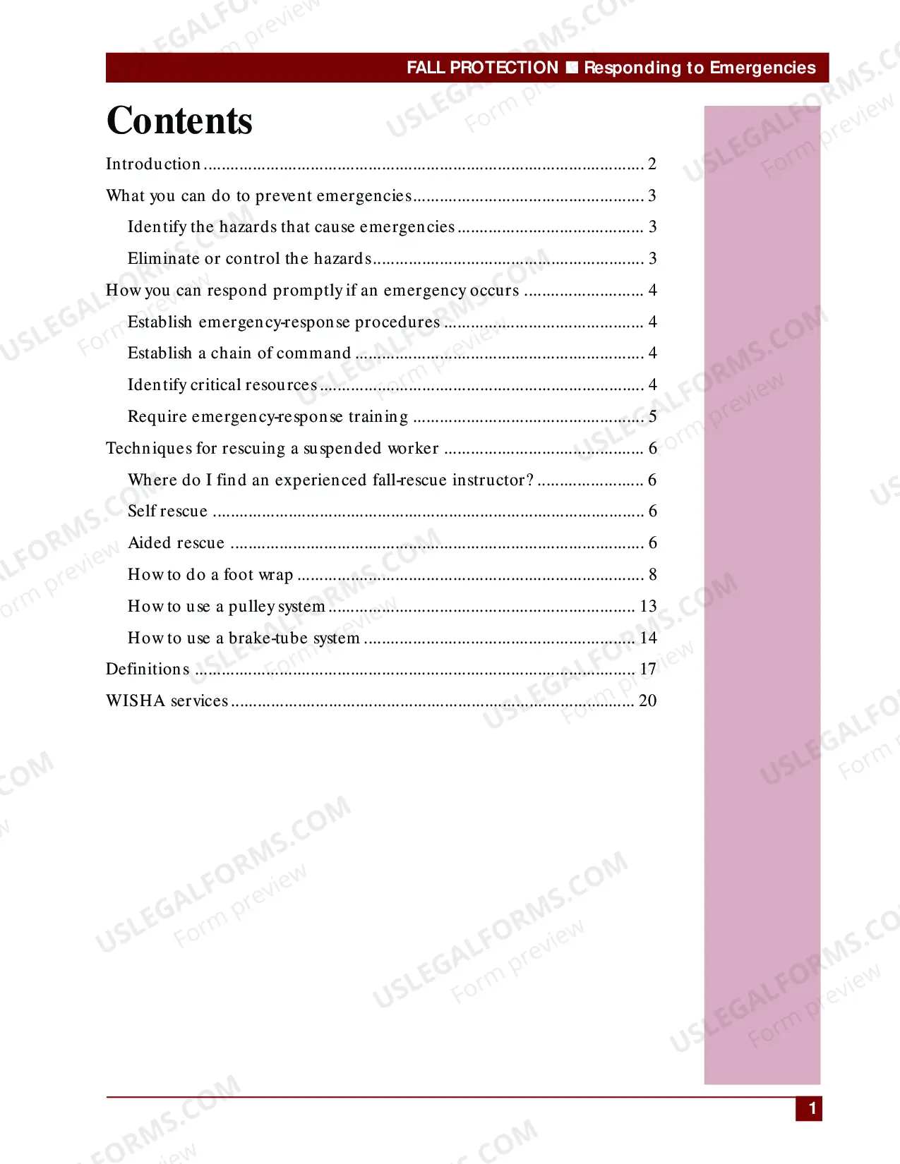 Preview Fall Protection: Responding to Emergencies