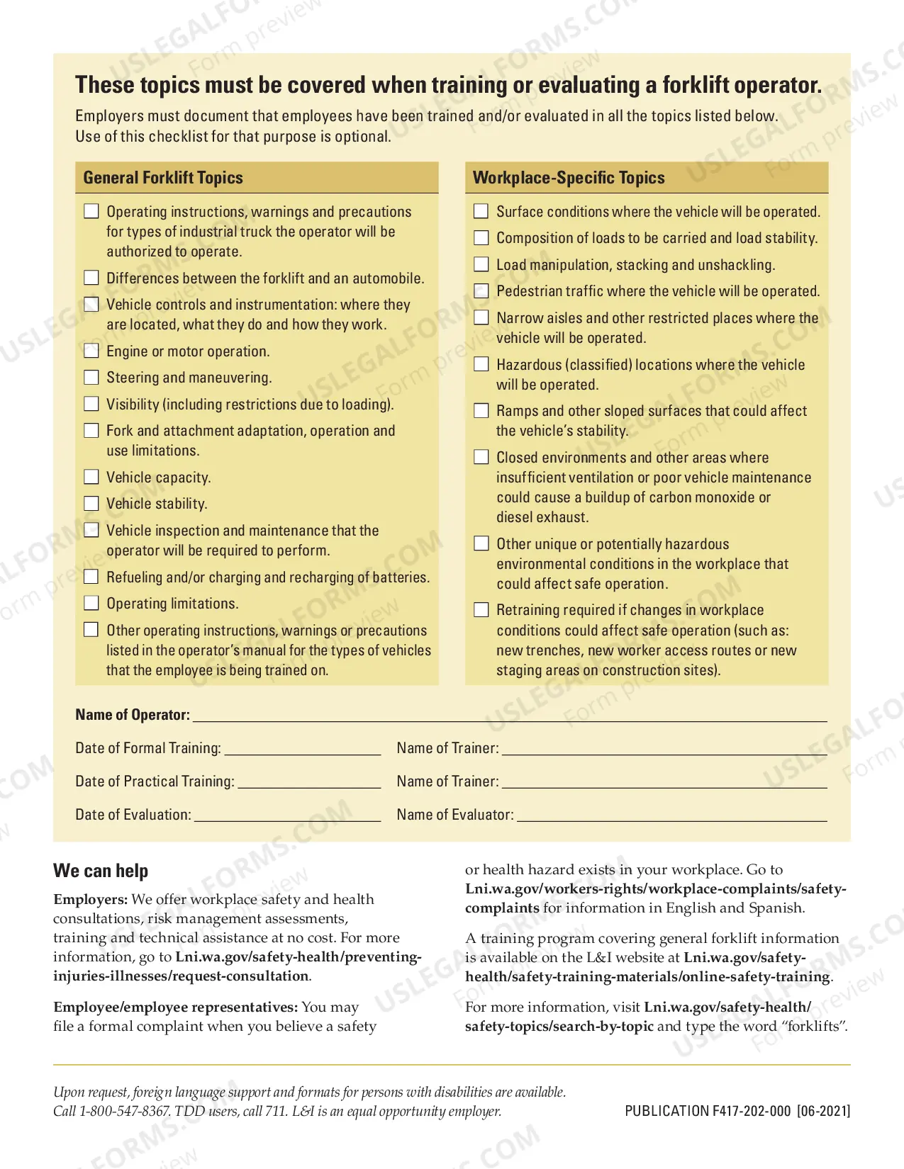 Preview Forklift Safety: Training requirements and helpful tips