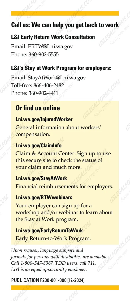 Preview Getting Back to Work: It's Your Job and Your Future