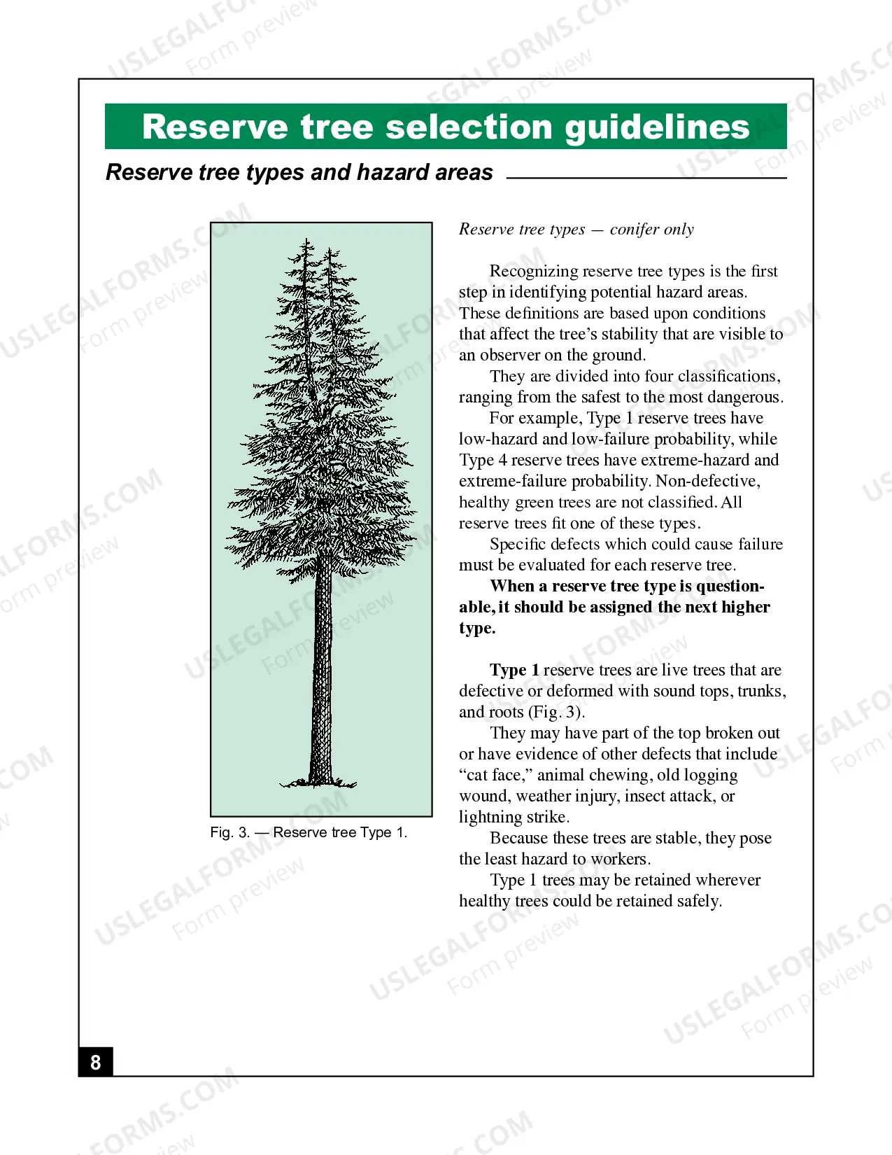 Preview Guidelines for Selecting Reserve Trees