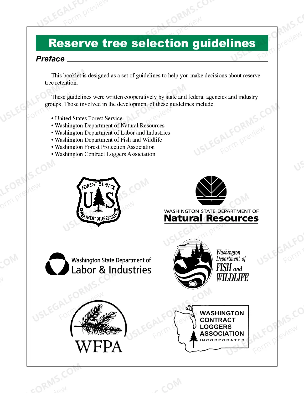 Preview Guidelines for Selecting Reserve Trees