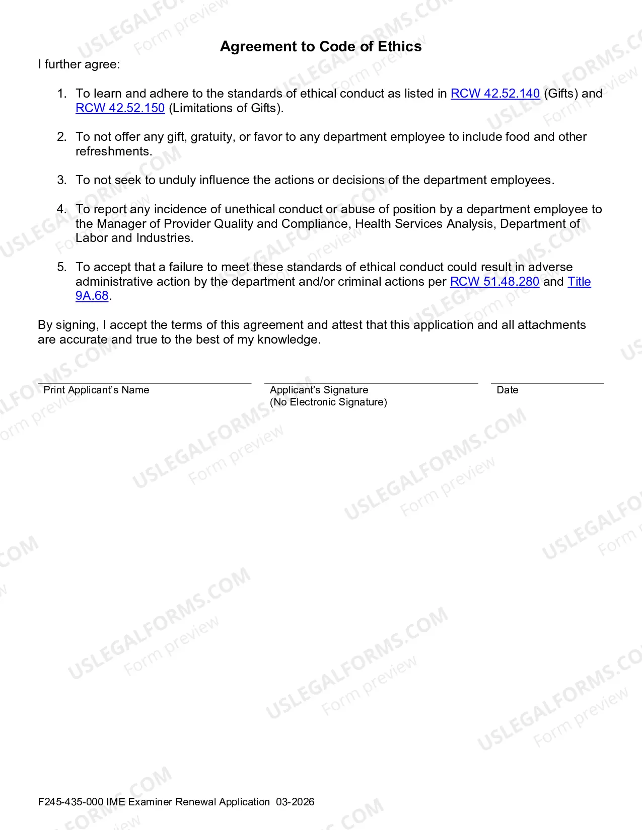 Preview IME Provider Renewal Application