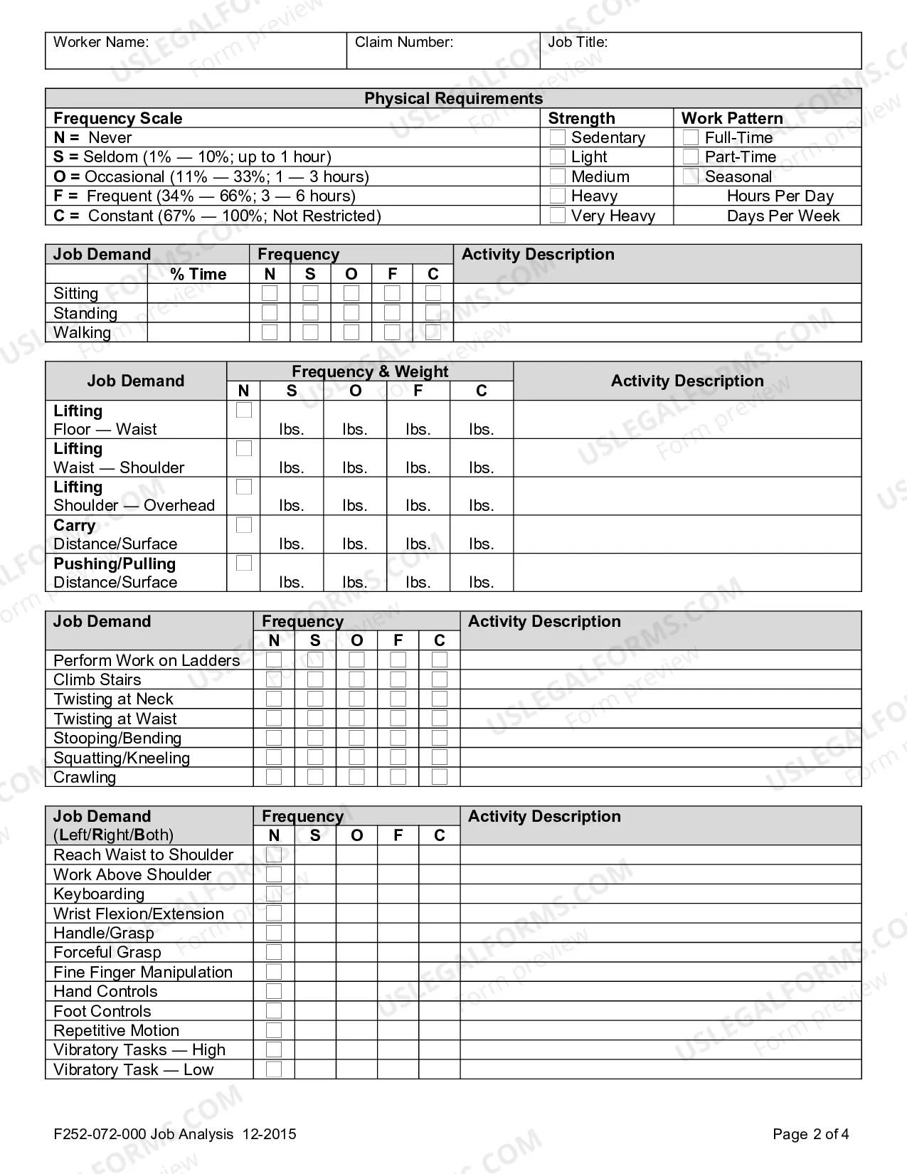 Preview Job Analysis