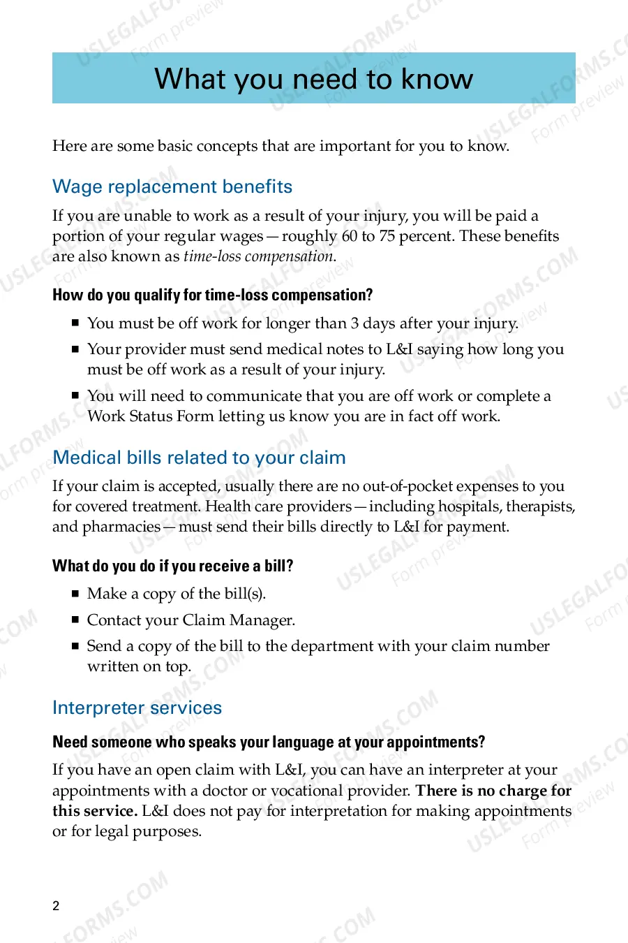 Preview L&I Workers' Compensation: We're Here for You