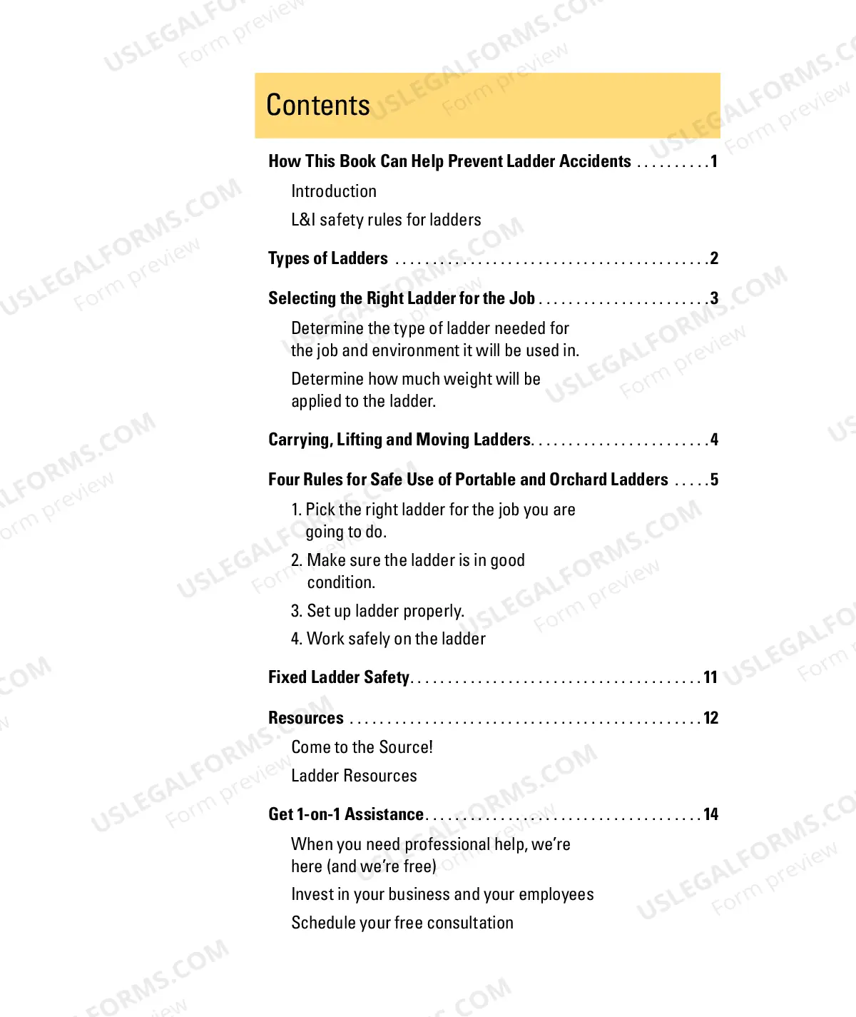 Preview Ladder Safety Guide