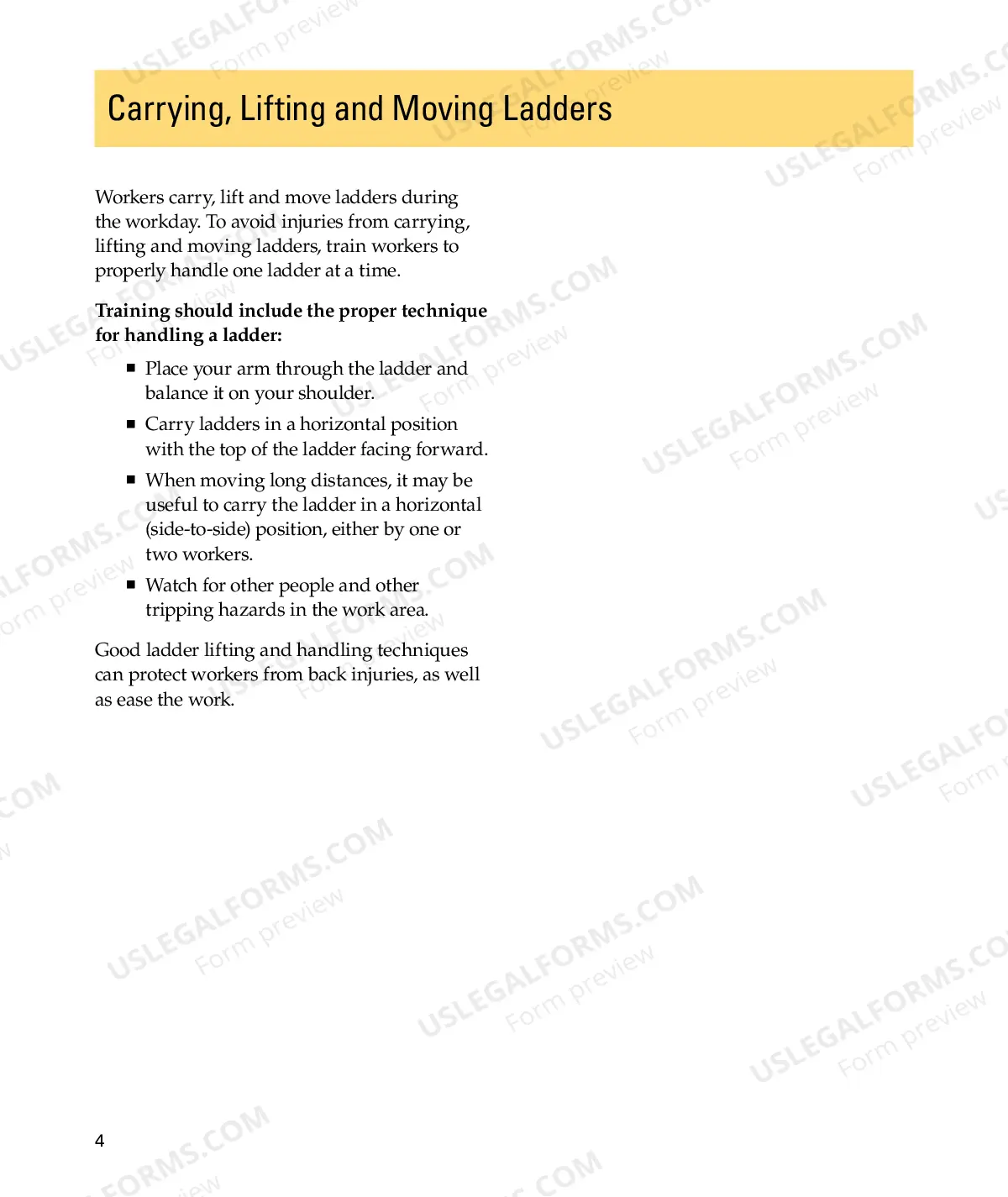 Preview Ladder Safety Guide