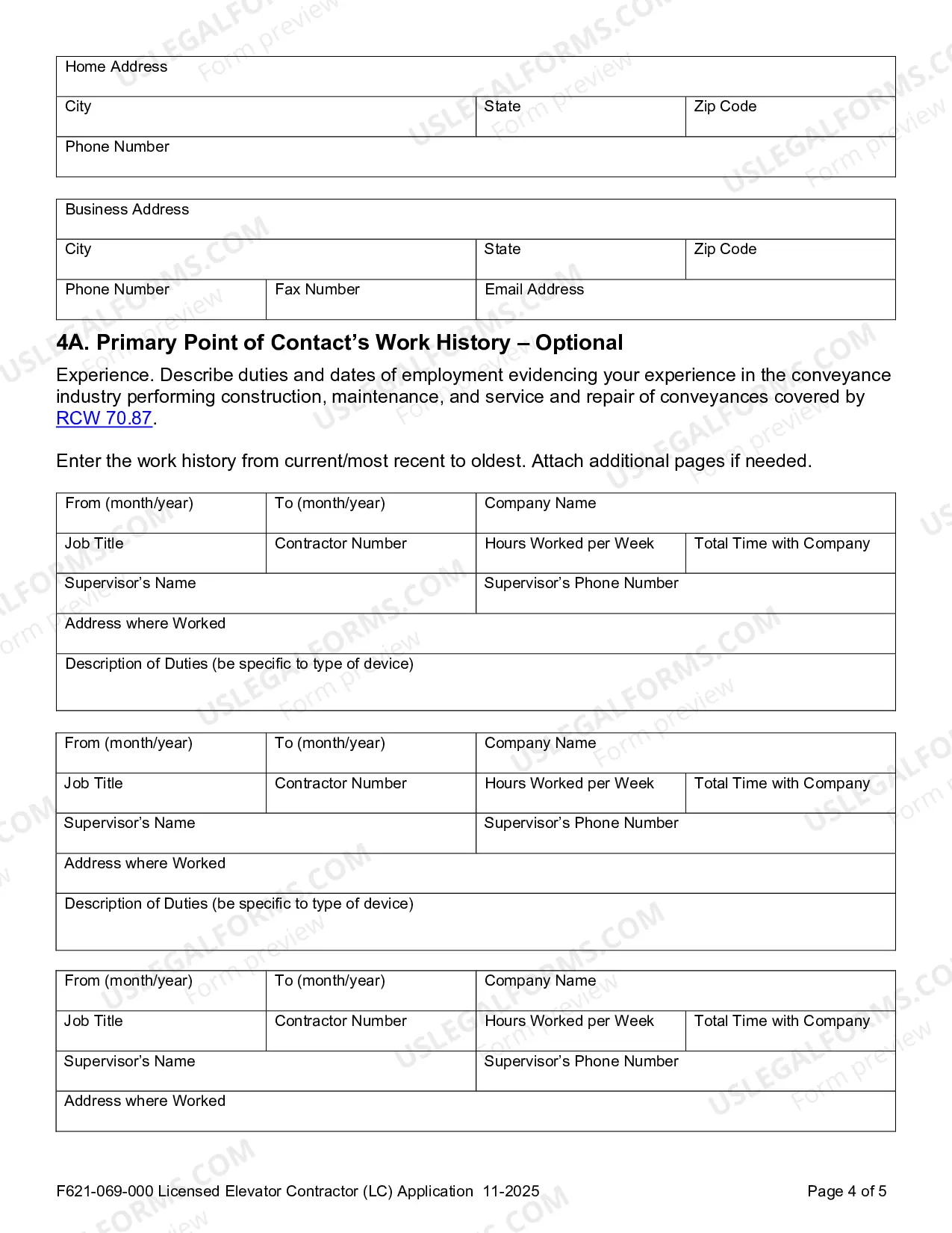 Preview Licensed Elevator Contractor (LC) Operation