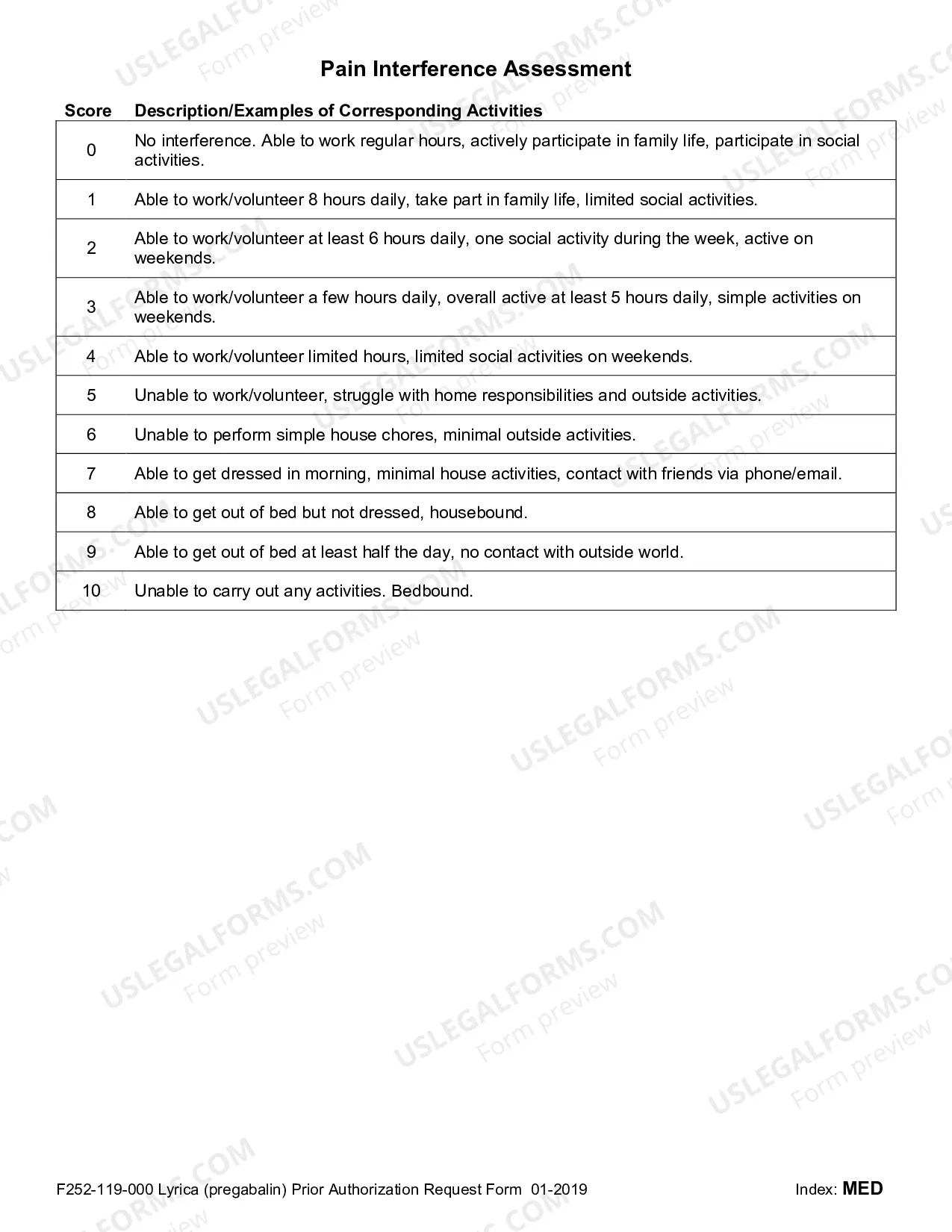 Preview Lyrica (pregabalin) Prior Authorizatin Request Form