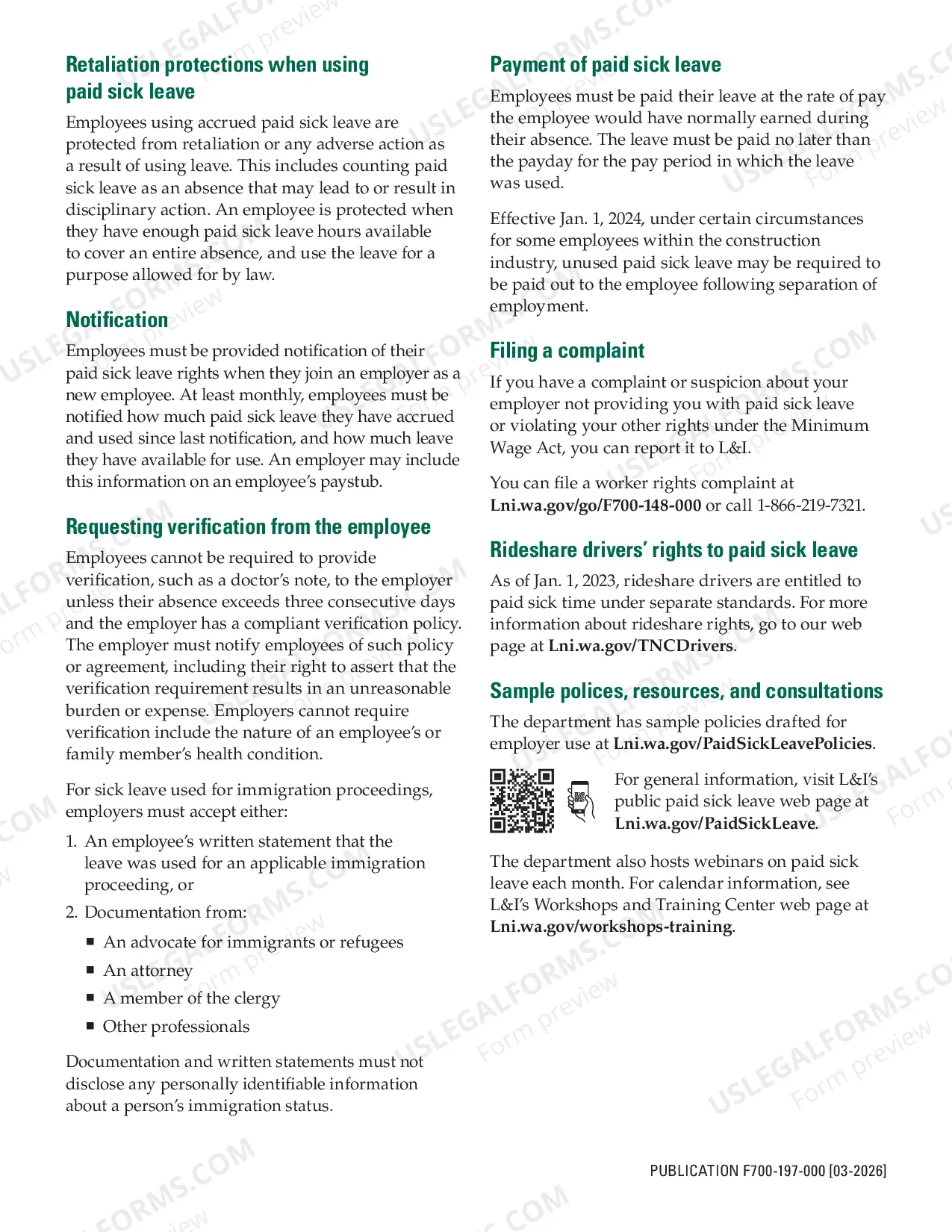 Preview Paid Sick Leave Law