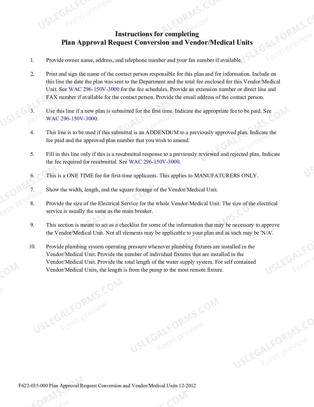 Preview Plan Approval Request - Conversion Vendor / Medical Units