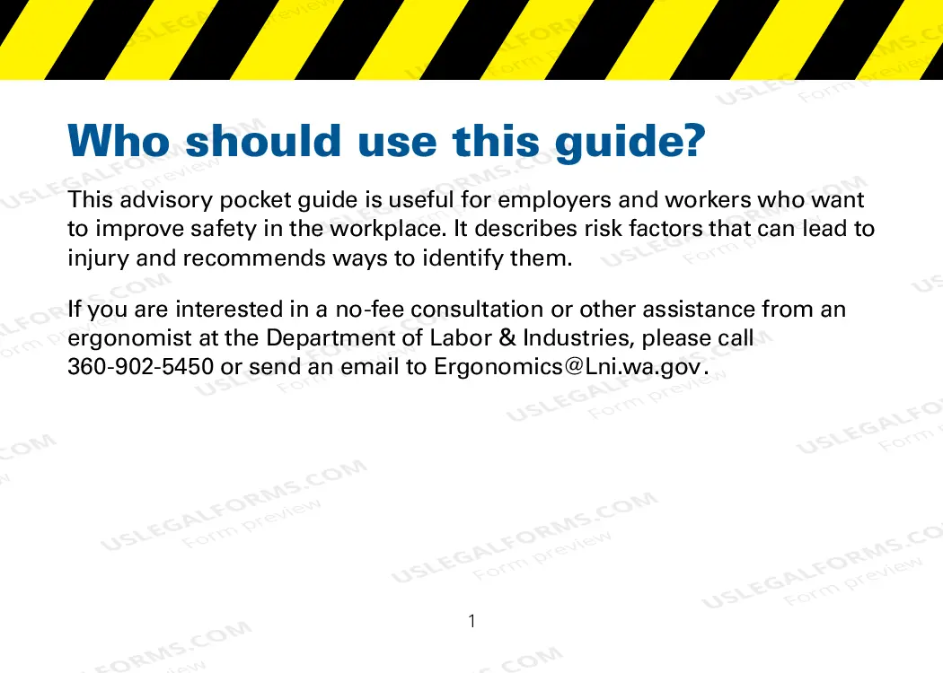 Preview Pocket Guide to Caution Zone Jobs