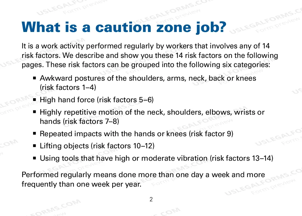 Preview Pocket Guide to Caution Zone Jobs