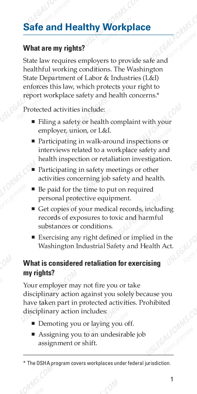 Preview Pocket Guide to Worker Rights