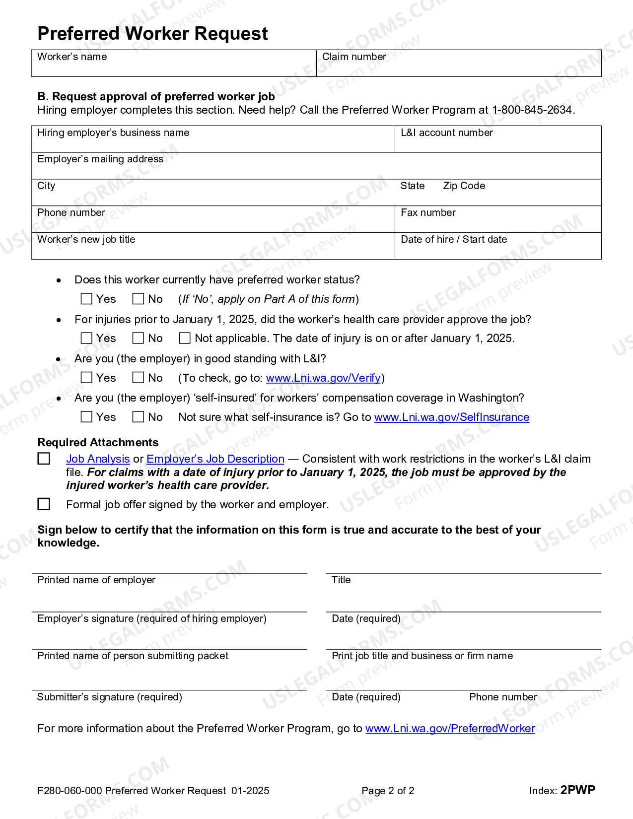 Preview Preferred Worker Request