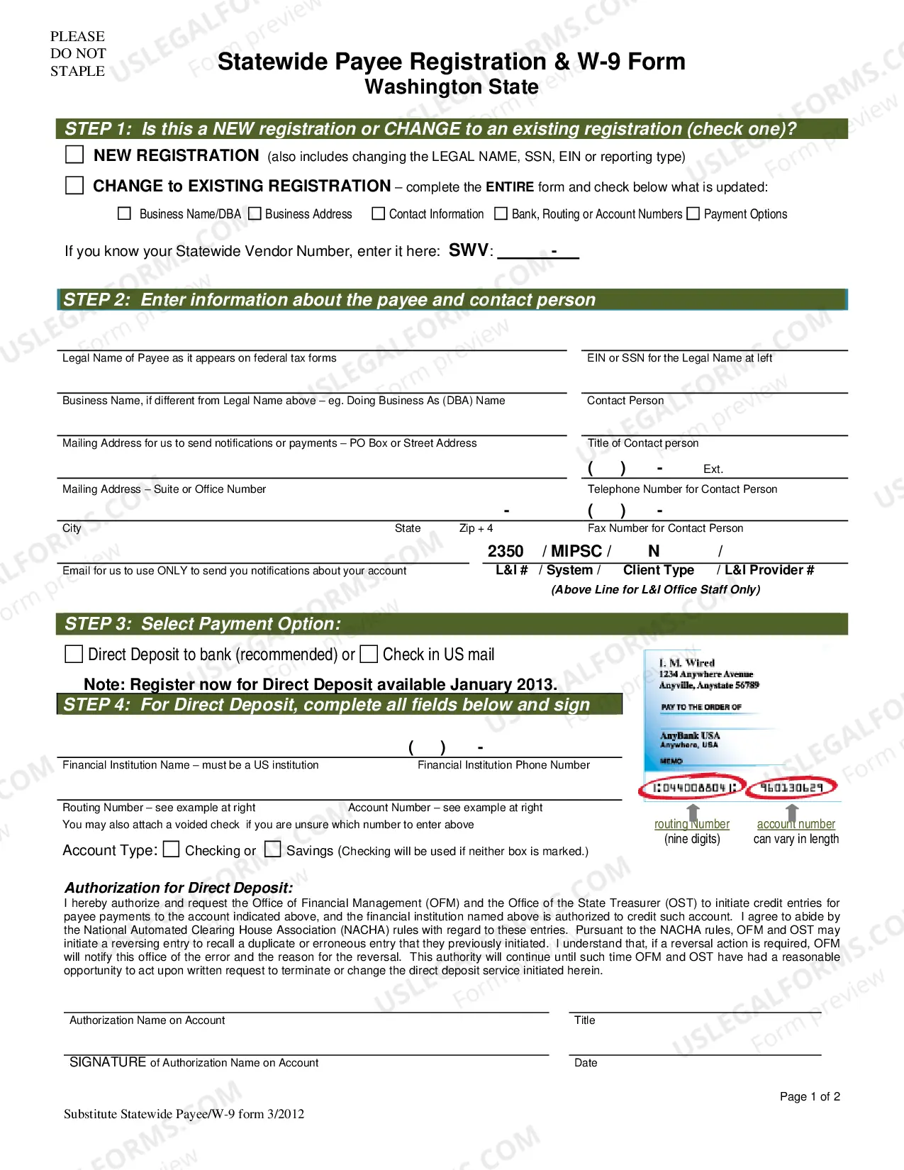 Preview Provider Change Form for Crime Victims Compensation
