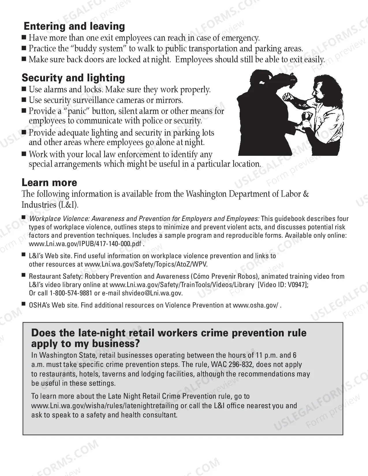 Preview Robberies and Abusive Customers: Tips for Preventing Injuries