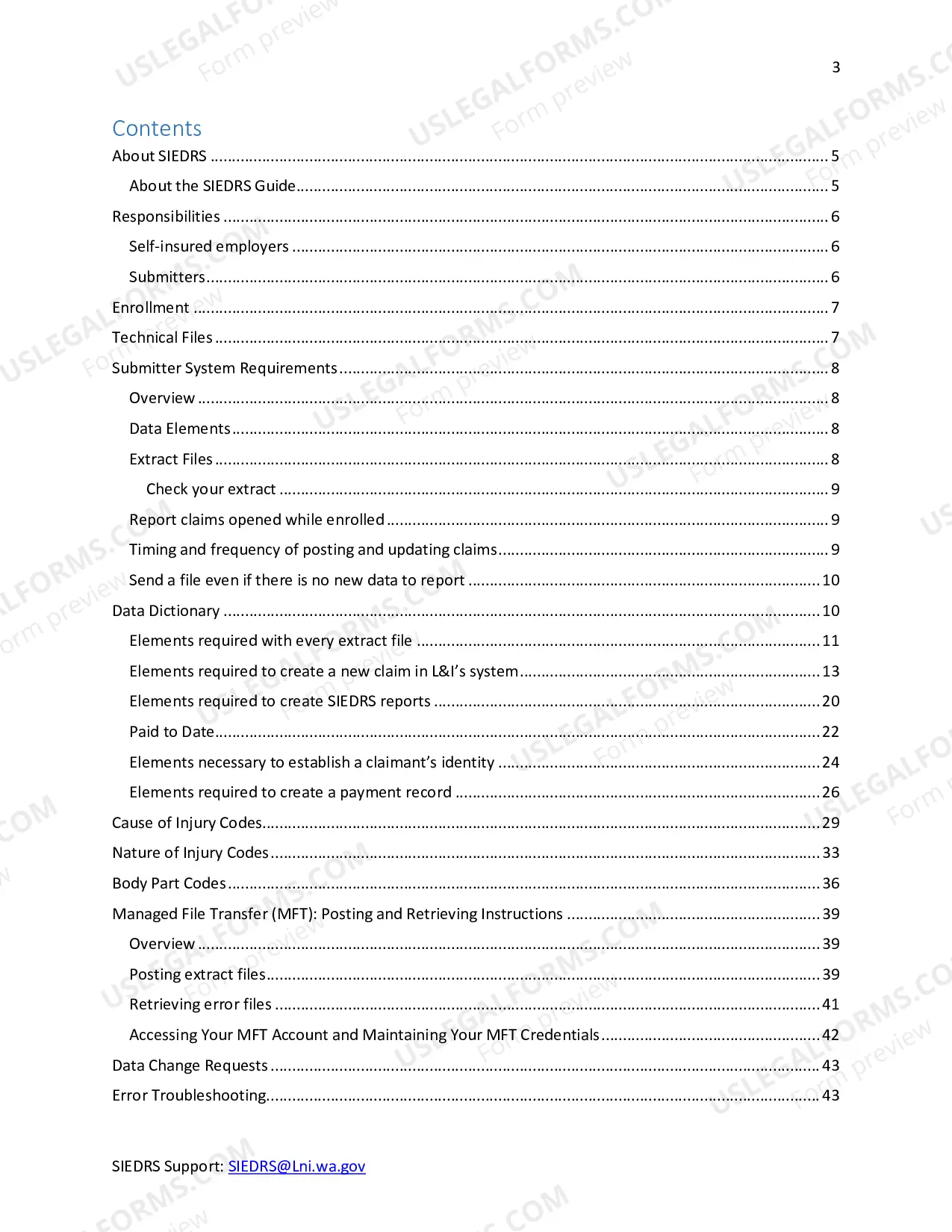 Preview Self-Insurance Electronic Data Reporting System (SIEDRS): Enrollment Package 2.0