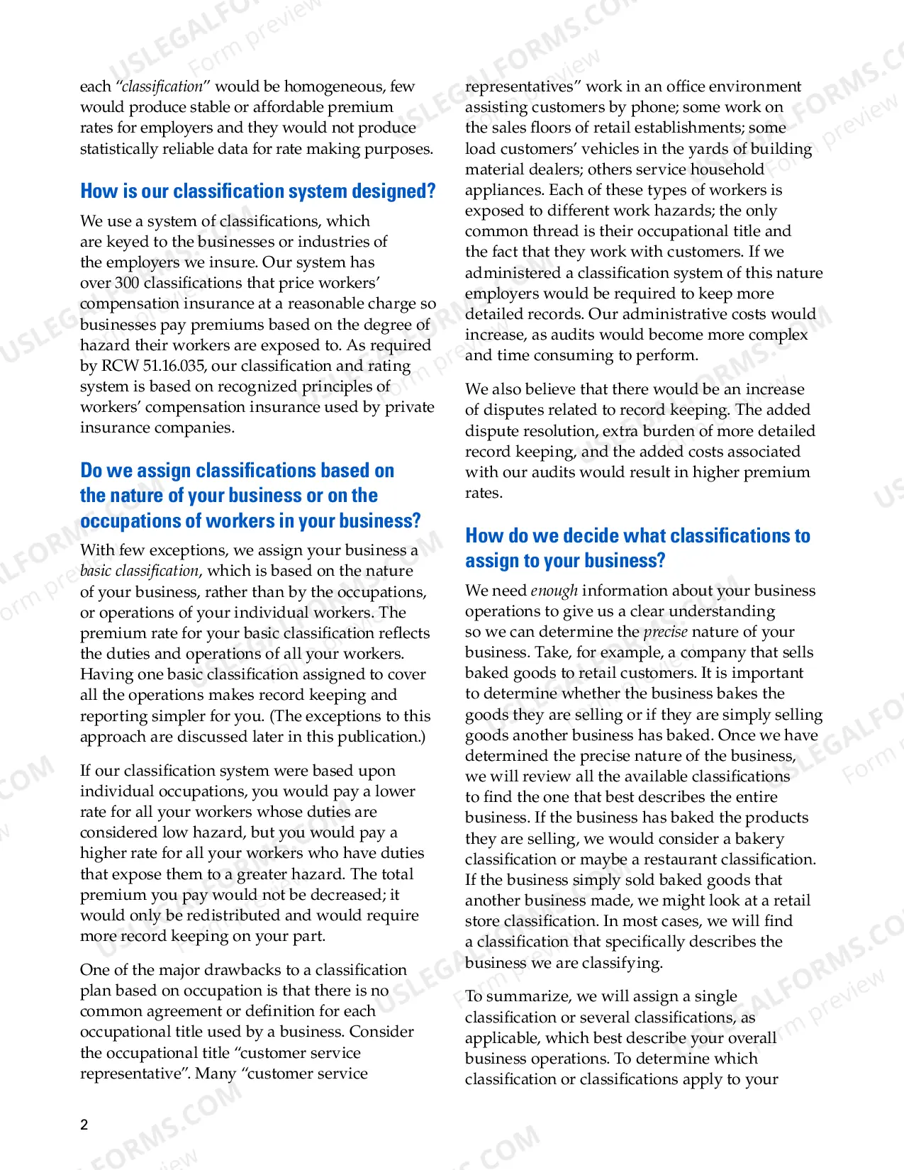 Preview The ABCs of Classifications in Washington