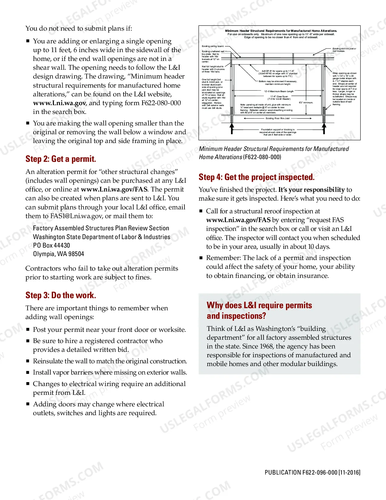 Preview What You Should Know: Adding or changing the openings in the exterior or centerline walls of your manufactured or mobile home