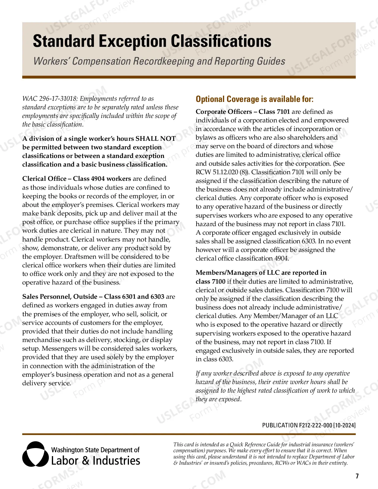 Preview Workers' Compensation Record Keeping and Reporting Guides