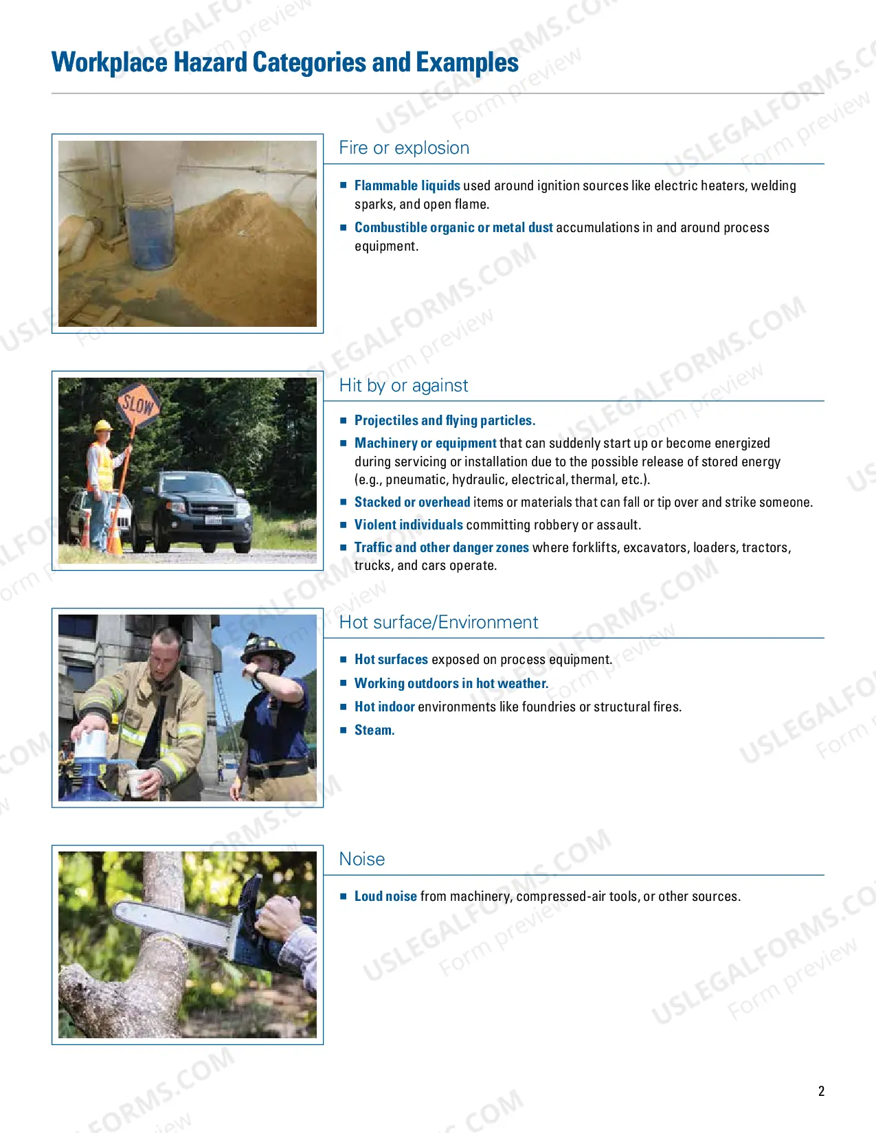 Preview Workplace Hazards & Solutions Worksheet