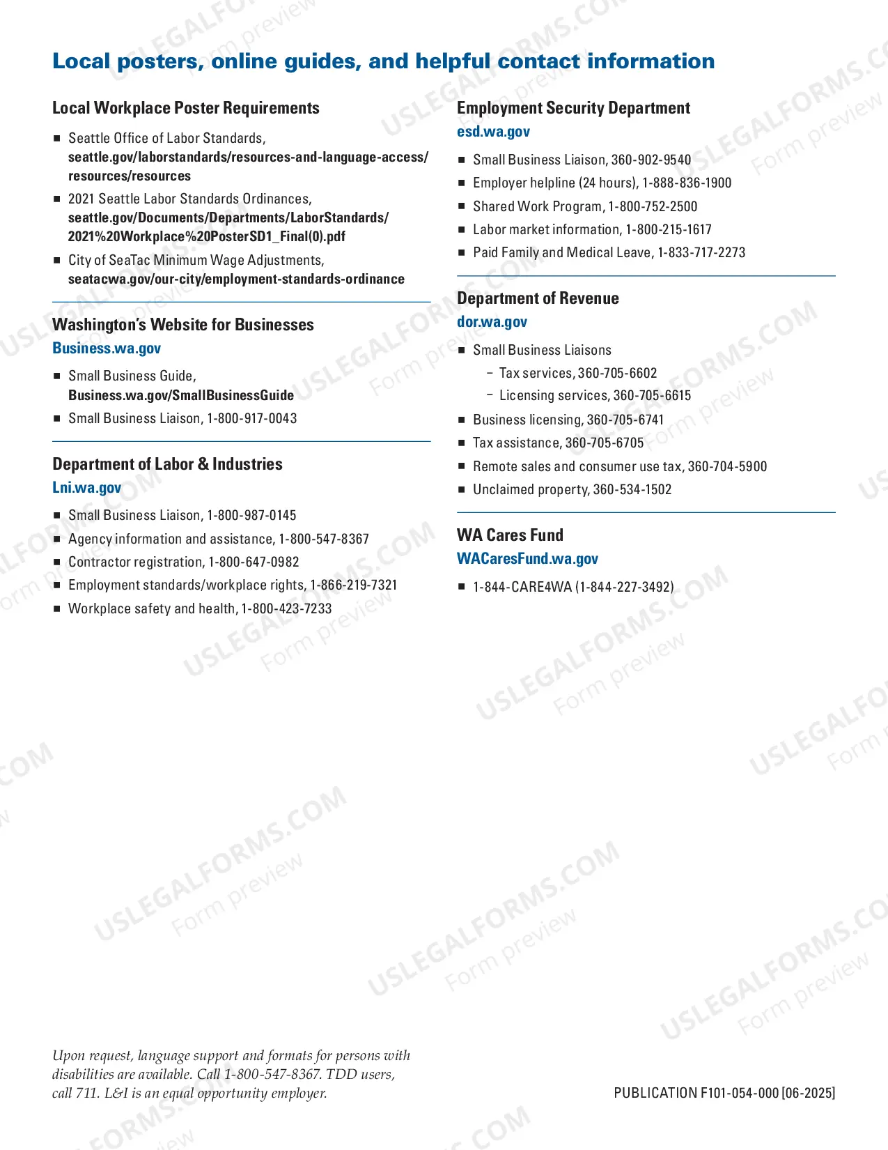 Preview Workplace Posters: Required and Recommended