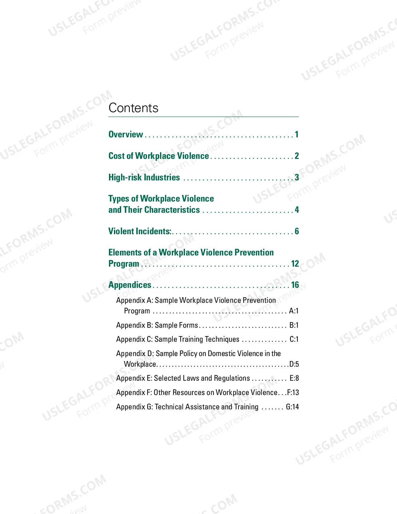 Preview Workplace Violence: Awareness and Prevention for Employers and Employees
