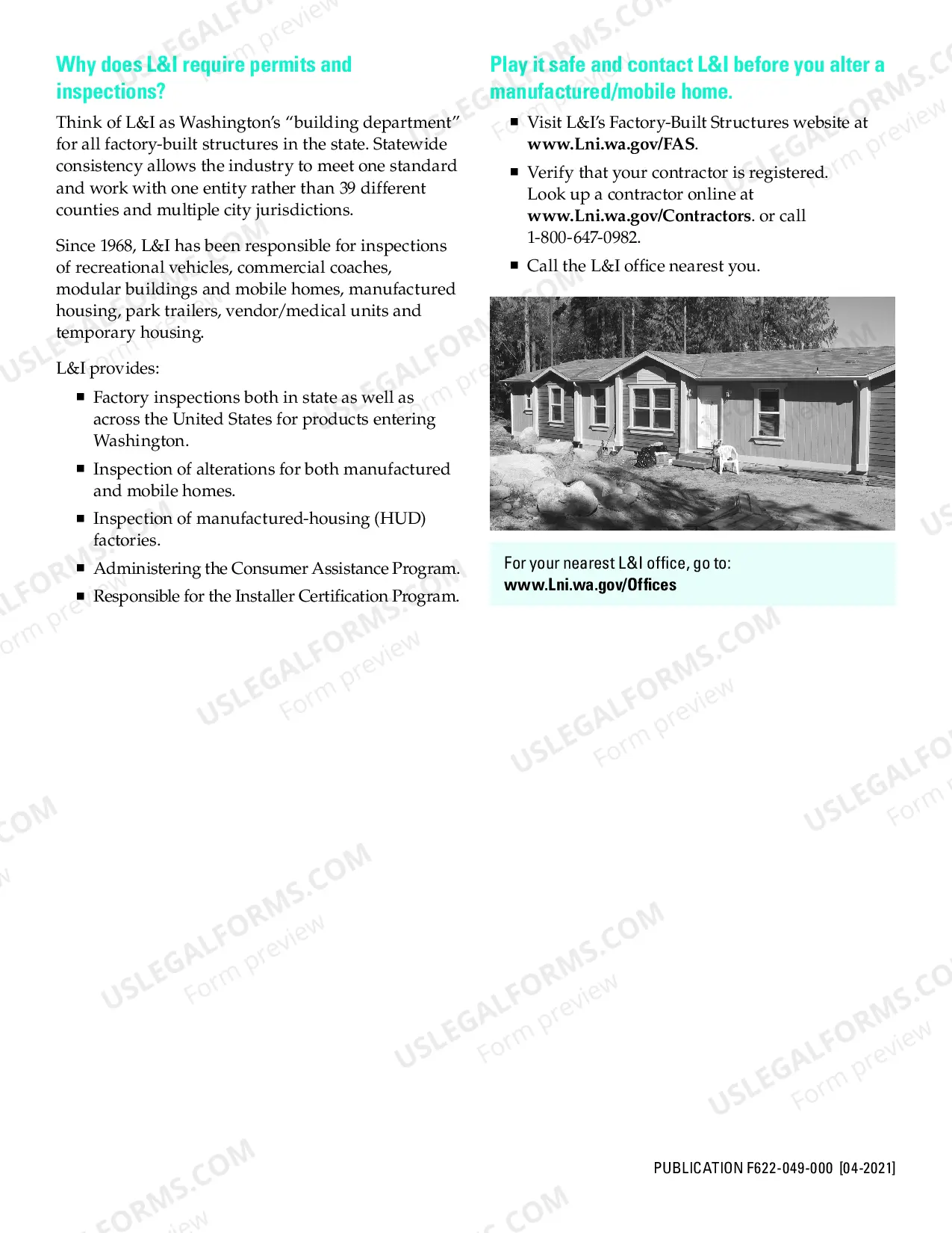 Preview Your Manufactured/Mobile Home