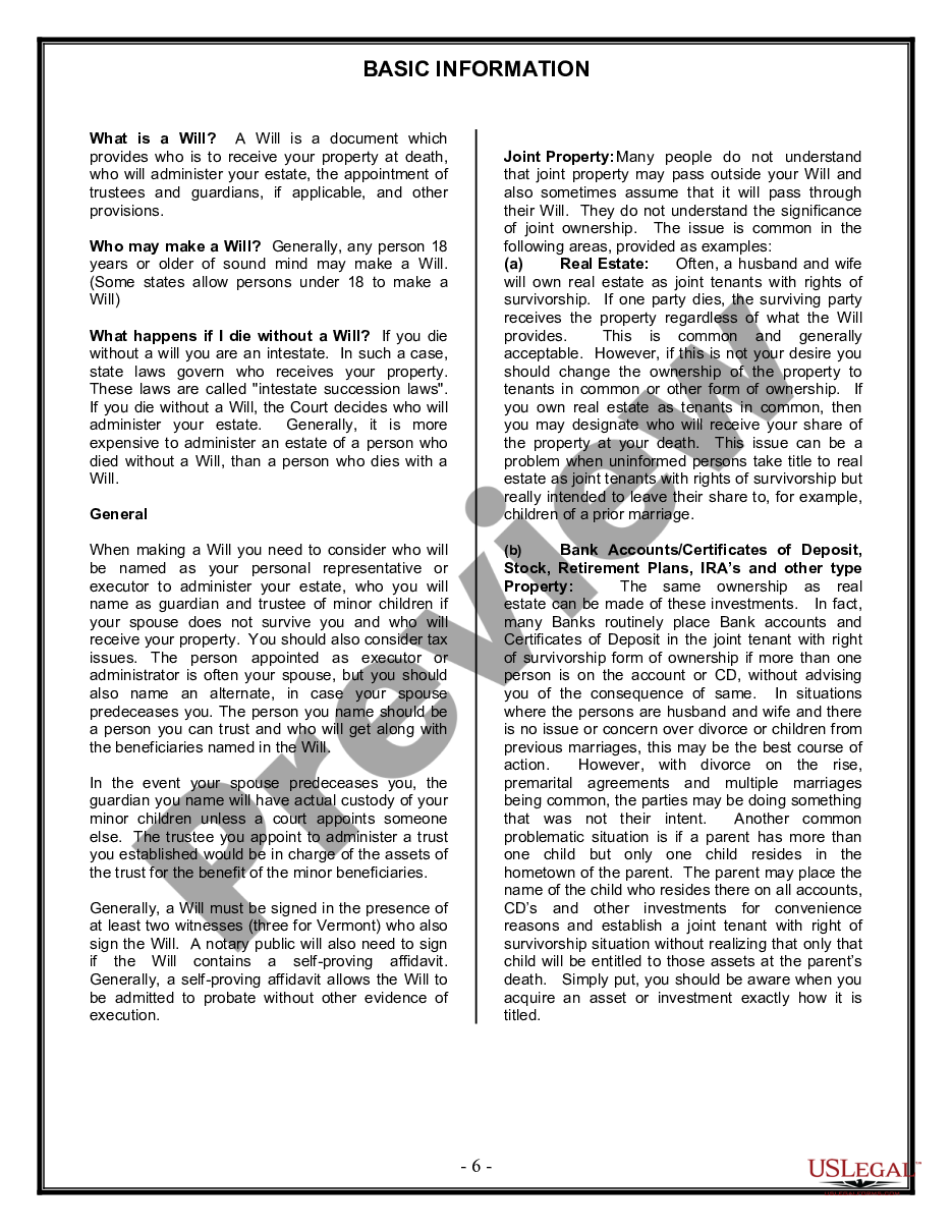 page 5 Last Will and Testament for other Persons preview