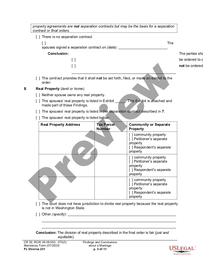 washington-findings-of-fact-and-conclusions-of-law-with-or-without