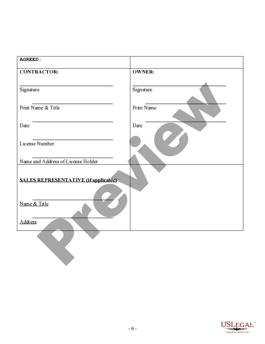 Preview Trim Carpenter Contract for Contractor