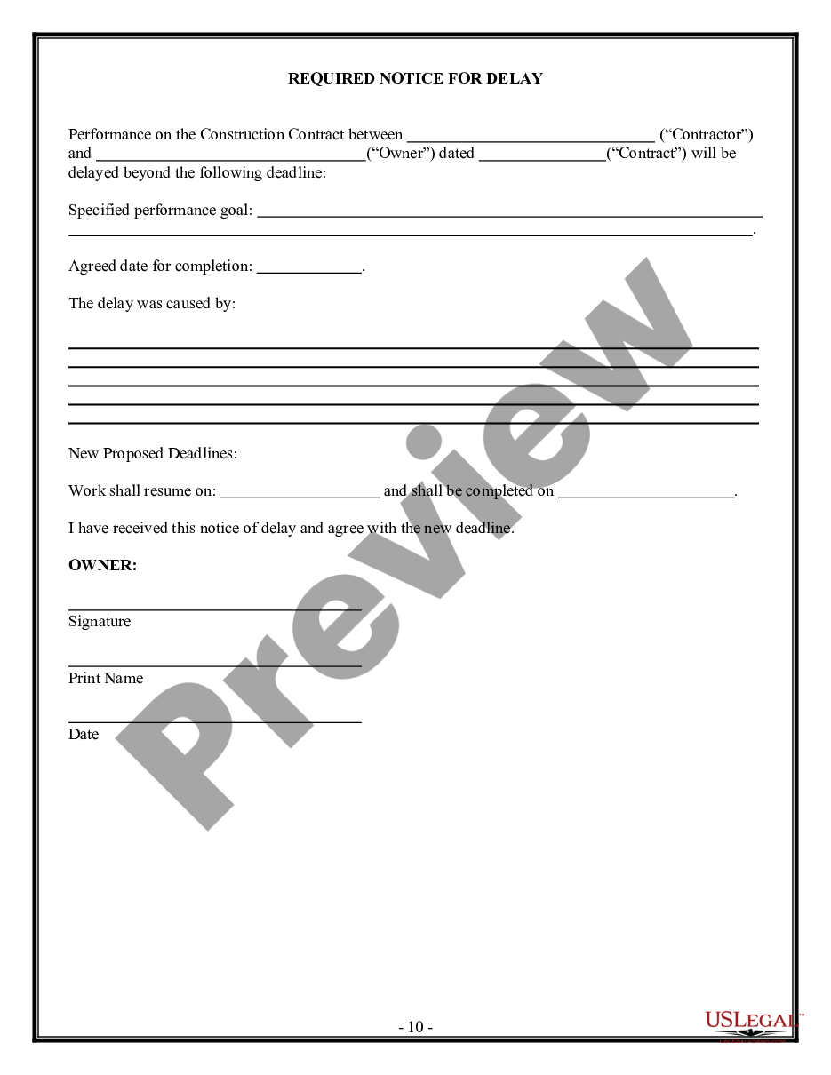 page 9 Fencing Contract for Contractor preview