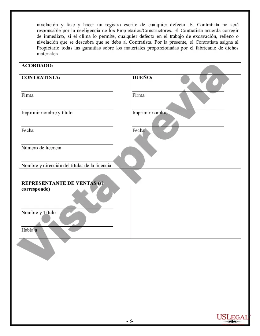 Preview Contrato de excavadora para contratista