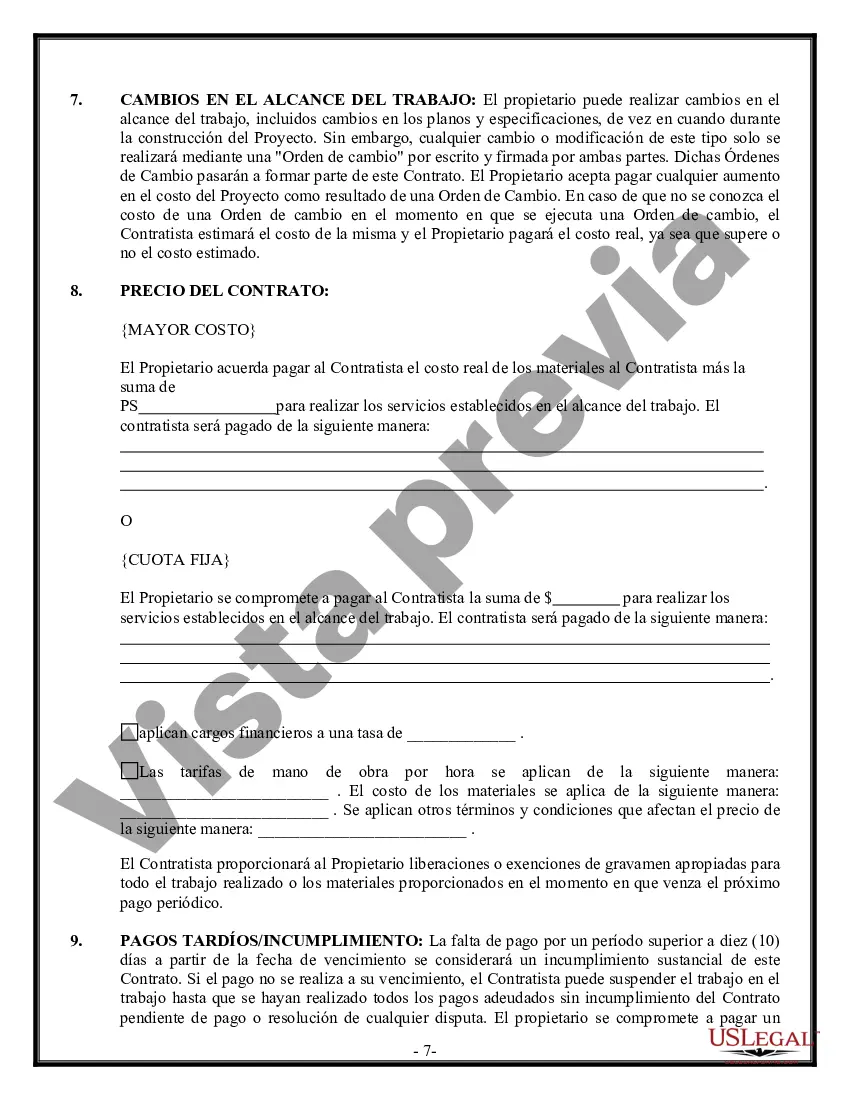 Preview Contrato marco para contratista