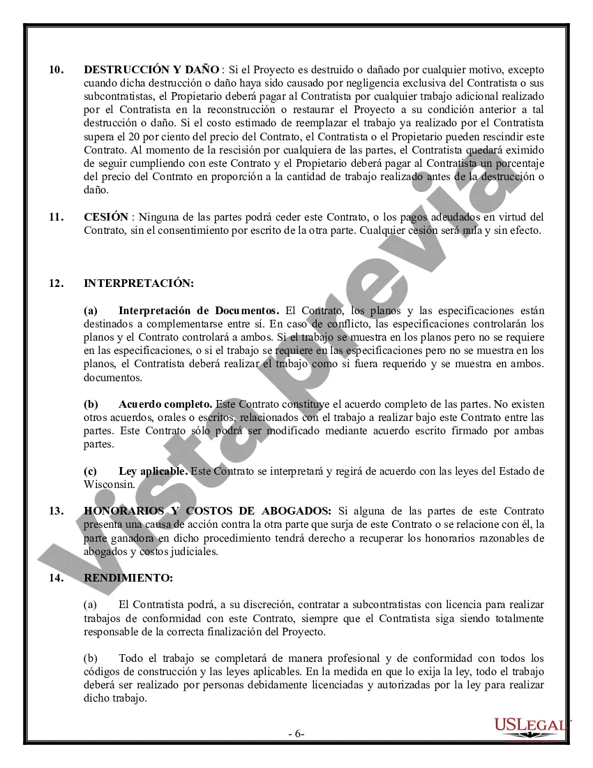 Preview Contrato de Seguridad para Contratista