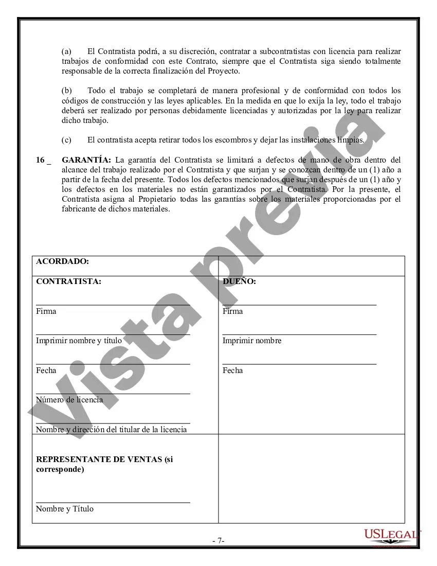 Preview Contrato de trabajo en el sitio para el contratista