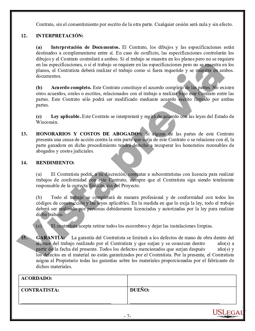 Preview Contrato de revestimiento para contratista